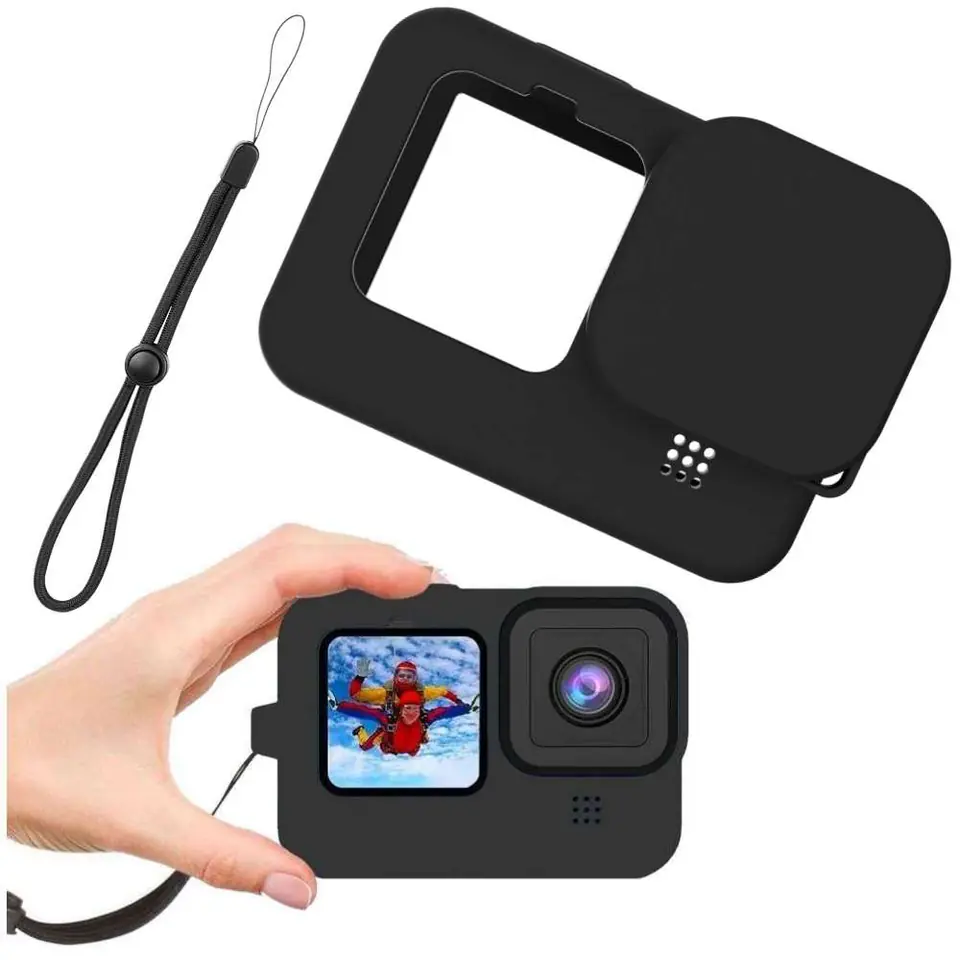 ⁨Etui silikonowe ochronne Alogy obudowa TPU silikon case do GoPro Hero 11/10/9 czarne⁩ w sklepie Wasserman.eu