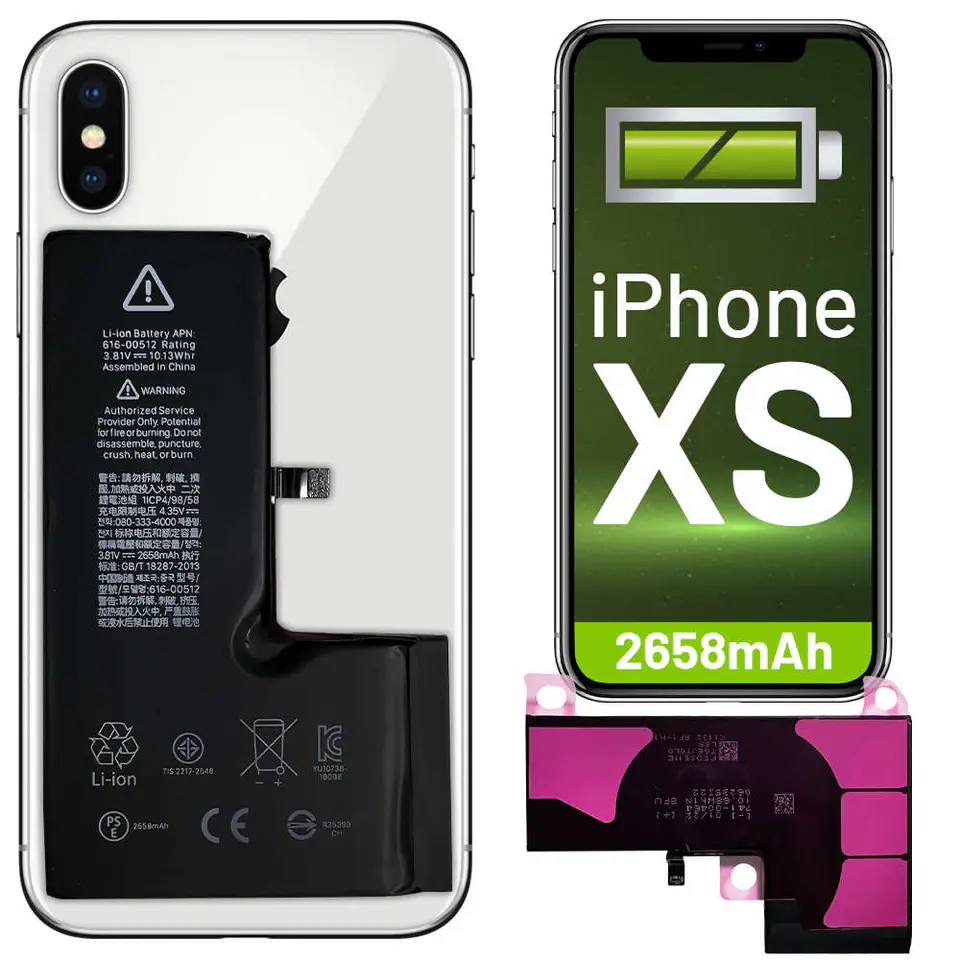 ⁨Bateria wymienna do telefonu do Apple iPhone XS 2658mAh A2097 A2100⁩ w sklepie Wasserman.eu