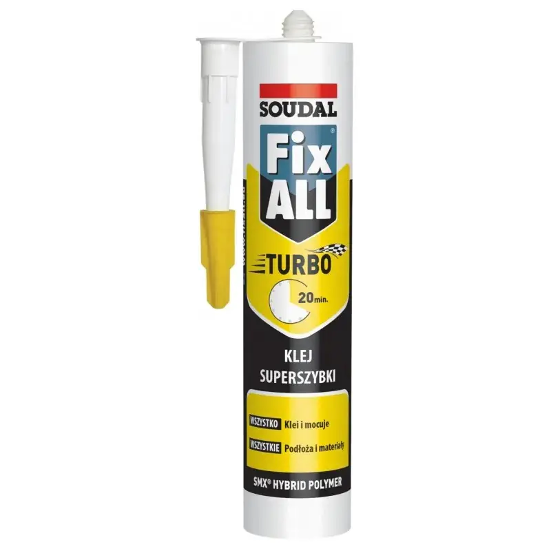 USZCZELNIACZ HYBRYDOWY FIX ALL TURBO BIAŁY 290ML w sklepie Wasserman.eu