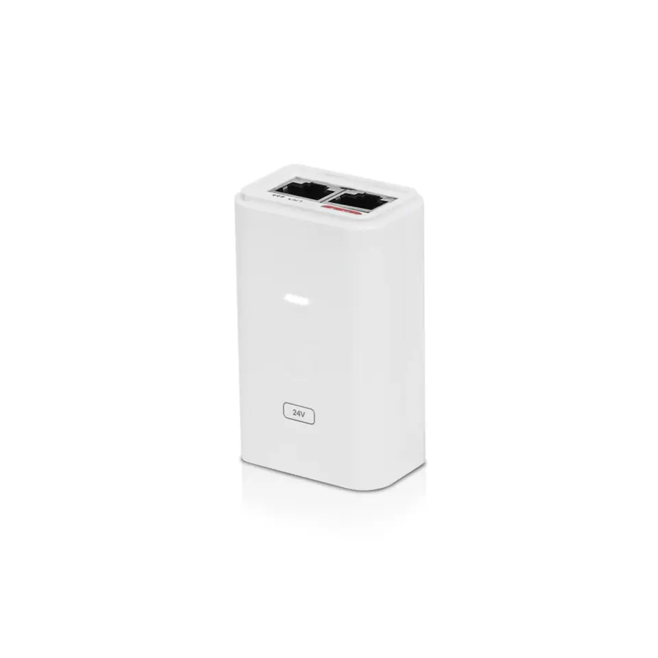 ⁨UBIQUITI WHITE POE-24-7W-G GIGABIT POWER ADAPTER 24V 7W 0.3A⁩ w sklepie Wasserman.eu