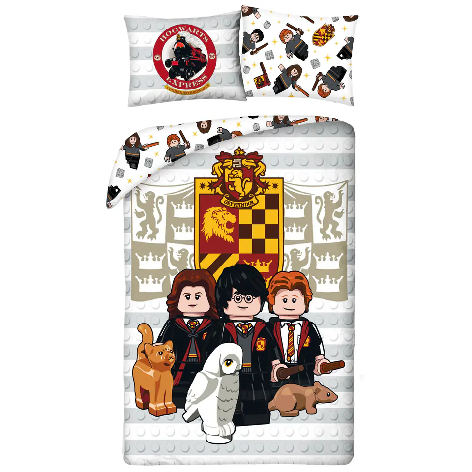 ⁨Pościel bawełna 140x200+1p70x90 Lego Harry Potter⁩ w sklepie Wasserman.eu