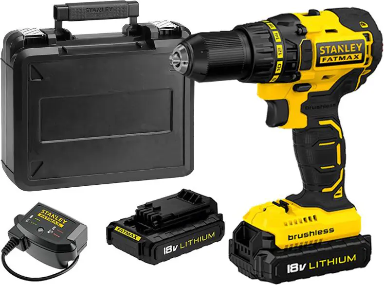 Wiertarko-wkrętarka Stanley 18V (FMC608C2K-QW) w sklepie Wasserman.eu