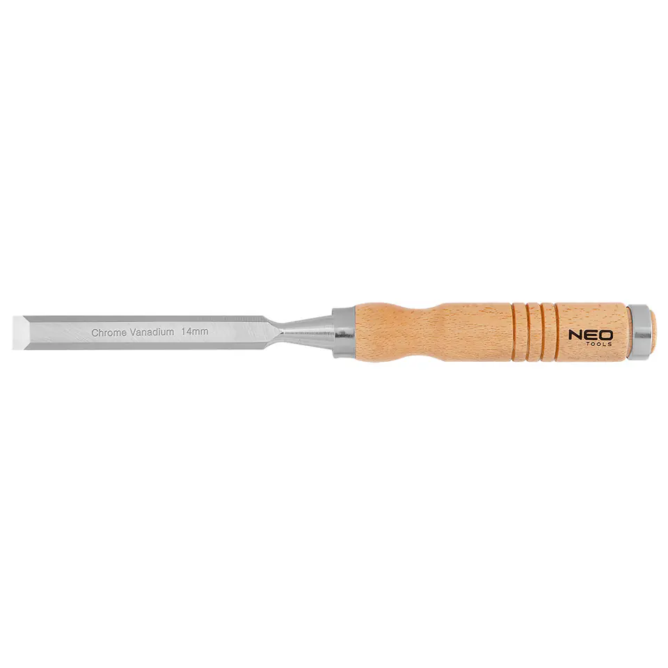 ⁨Dłuto 14 mm, CRV, uchwyt drewniany⁩ w sklepie Wasserman.eu