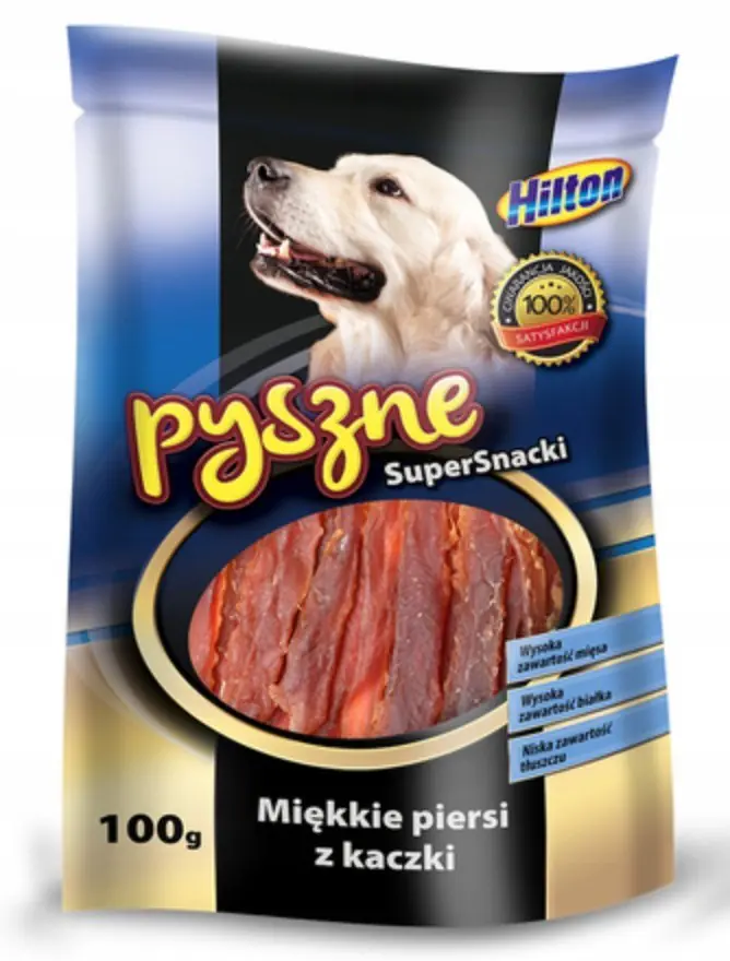 ⁨HILTON Soft Duck Breasts - Dog treat - 100 g⁩ at Wasserman.eu