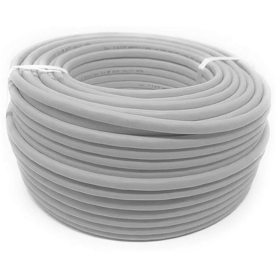 ⁨Techly ITP8-FLU-0100 networking cable Grey 100 m Cat5e U/UTP (UTP)⁩ at Wasserman.eu