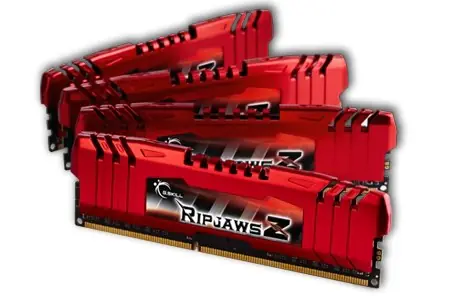 ⁨G.Skill 32GB DDR3-1600 CL10 RipjawsZ memory module 4 x 8 GB 1600 MHz⁩ at Wasserman.eu