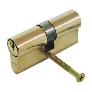 BRASS LOCK CYLINDER 62MM , 3 KEYS at Wasserman.eu