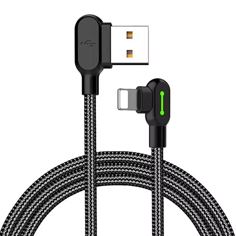 ⁨Kabel USB do Lightning, Mcdodo CA-4679, kątowy, 3m (czarny)⁩ w sklepie Wasserman.eu