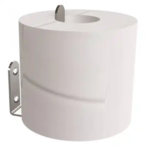 ⁨Uchwyt na zapas papieru toaletowego TECHNIC stal nierdzewna polerowana⁩ w sklepie Wasserman.eu