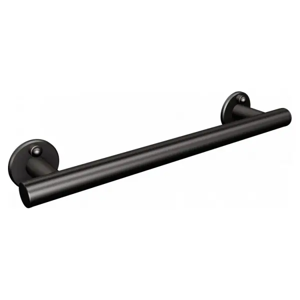 Uchwyt prosty prysznicowy 37 cm czarny w sklepie Wasserman.eu