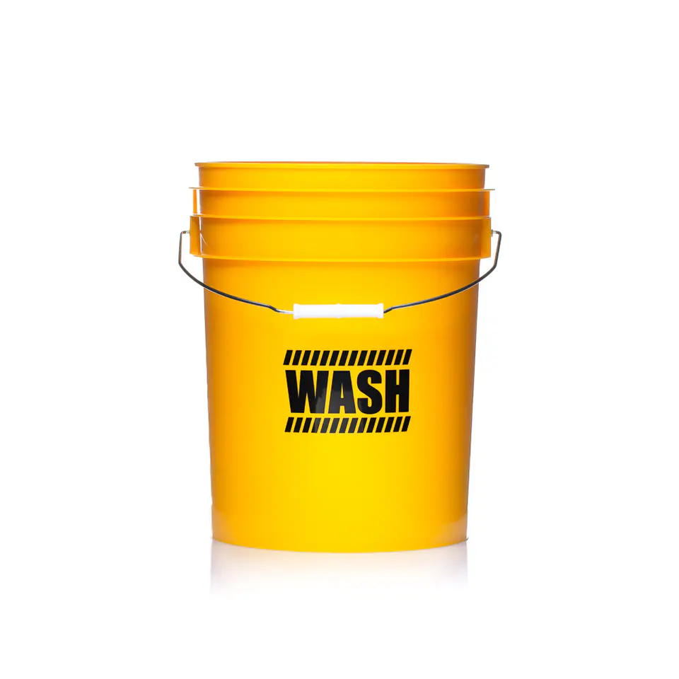⁨Work Stuff Detailing Bucket Yellow Wash - żółte wiadro detailingowe do mycia auta⁩ w sklepie Wasserman.eu