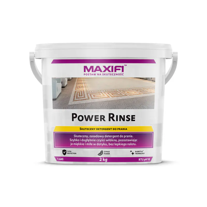 ⁨Maxifi Power Rinse E210 2kg - proszek do prania ekstrakcyjnego tapicerki⁩ w sklepie Wasserman.eu