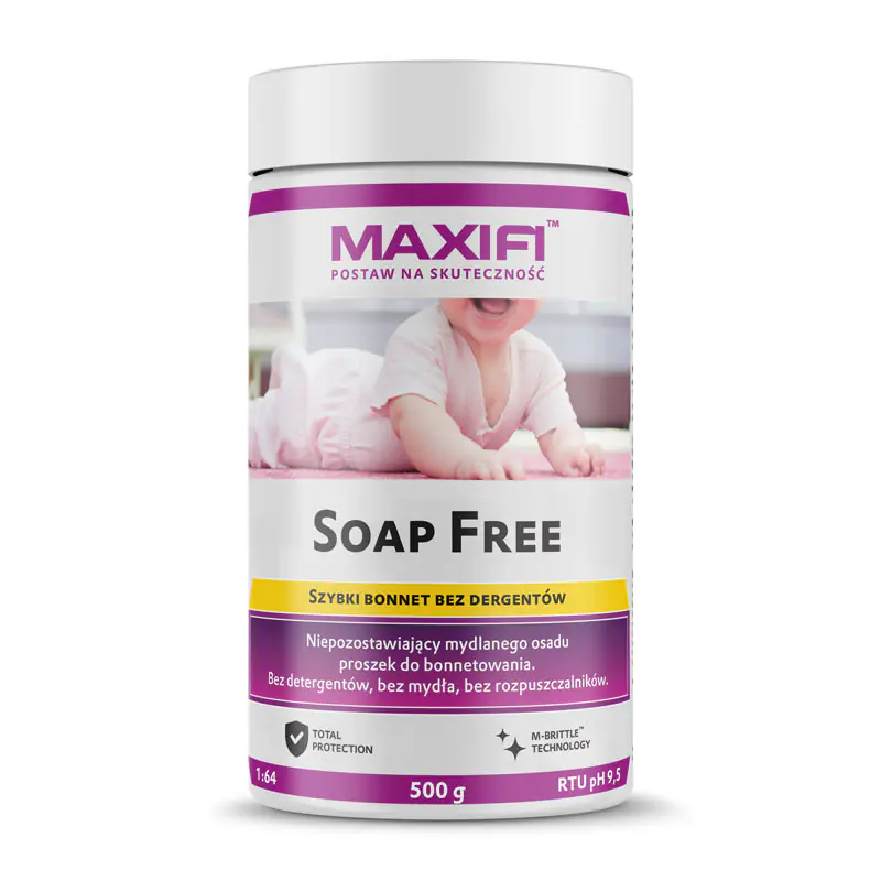 ⁨Maxifi Soap Free - proszek do bonnetowania 500g⁩ w sklepie Wasserman.eu