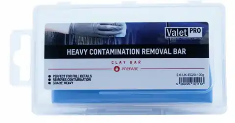 ⁨ValetPRO Blue Contamination Removal Bar 100g - niebieska glinka do lakieru⁩ w sklepie Wasserman.eu