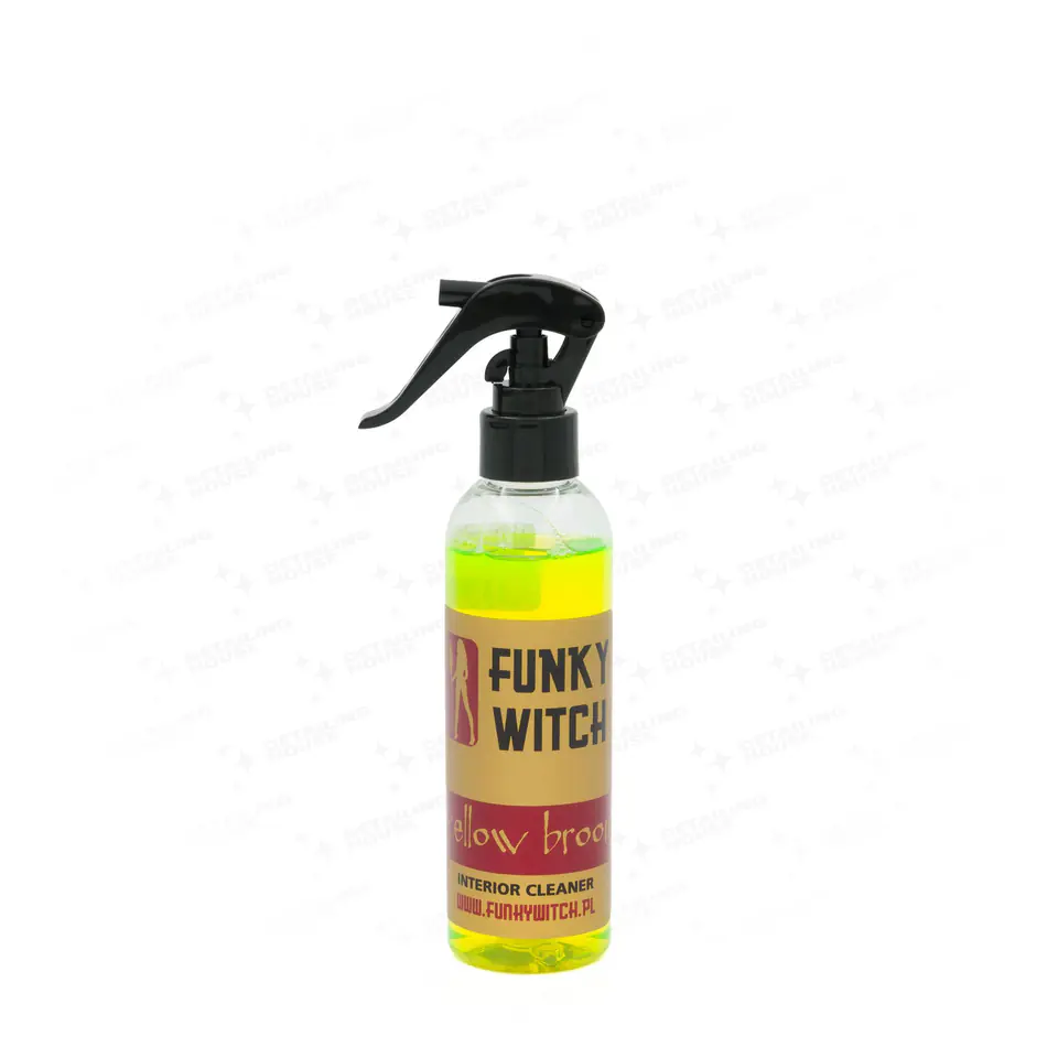 ⁨Funky Witch Yellow Broom Interior Cleaner 215ml - preparat do czyszczenia wnętrza⁩ w sklepie Wasserman.eu