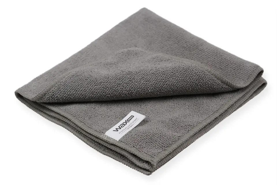 ⁨WaxPro Premium Microfiber Grey 360 gsm 40x40cm⁩ w sklepie Wasserman.eu