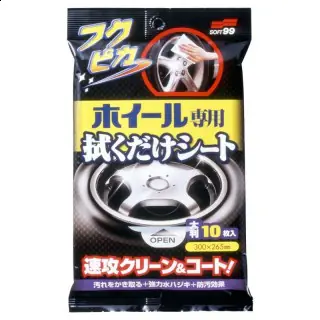 ⁨Soft99 Wheel Cleaning Wipe - chusteczki do felg 10szt⁩ w sklepie Wasserman.eu