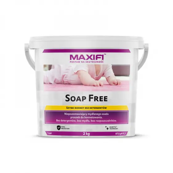 ⁨Maxifi Soap Free 2kg - proszek do bonnetowania⁩ w sklepie Wasserman.eu