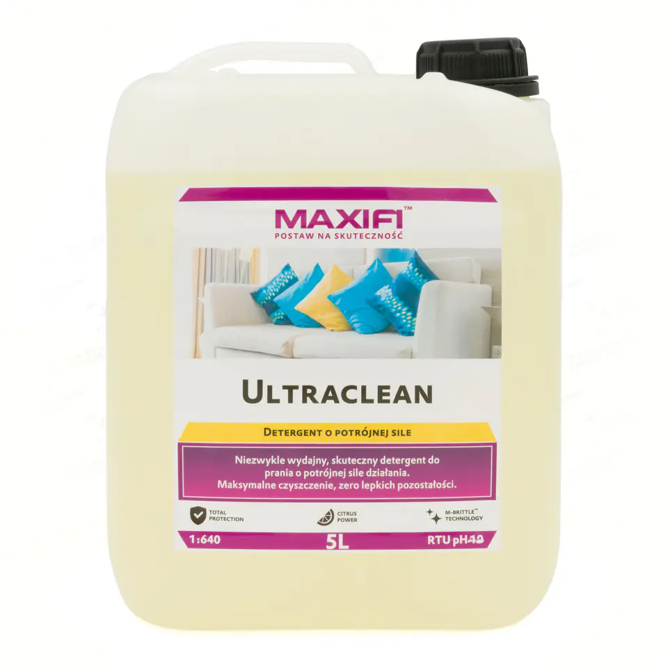 ⁨Maxifi Ultraclean 5L - detergent do prania i płukania⁩ w sklepie Wasserman.eu