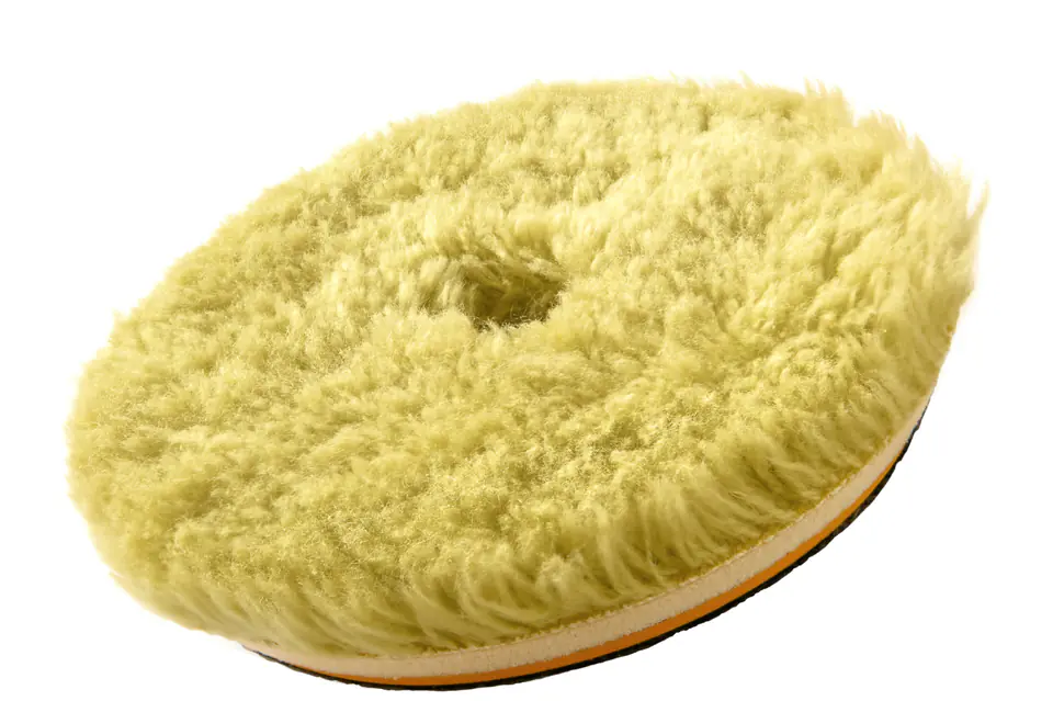 ⁨Honey Ultra Cut Wool Pad 130/150mm - mocno tnący pad z wełny⁩ w sklepie Wasserman.eu