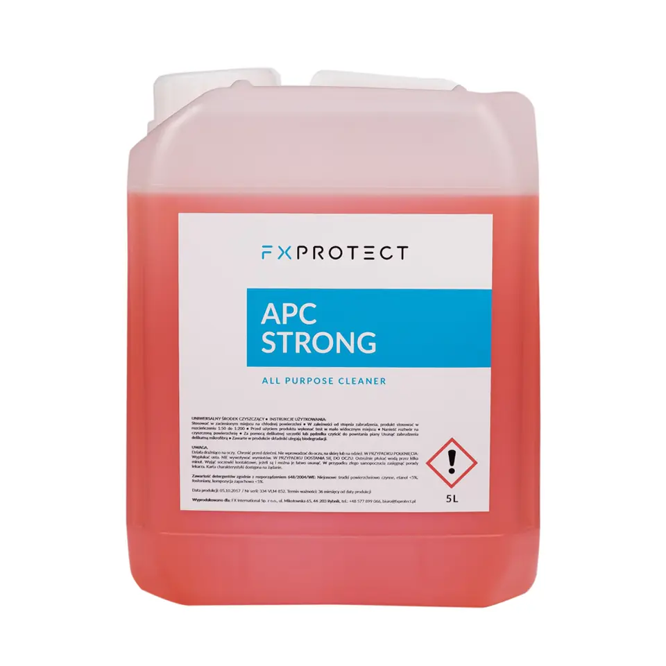⁨FX Protect APC STRONG 5L - uniwersalny środek czyszczący⁩ w sklepie Wasserman.eu