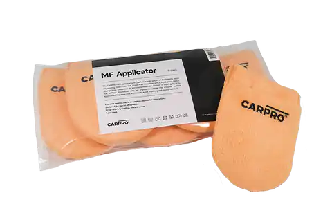⁨CarPro MF Applicator - zestaw pięciu aplikatorów z mikrofibry⁩ w sklepie Wasserman.eu