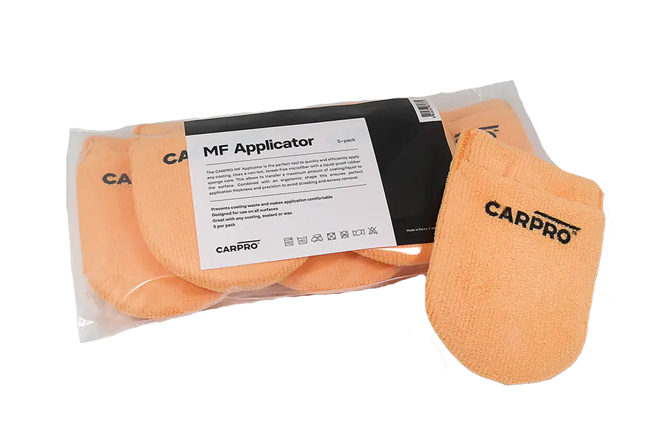 ⁨CarPro MF Applicator - zestaw pięciu aplikatorów z mikrofibry⁩ w sklepie Wasserman.eu