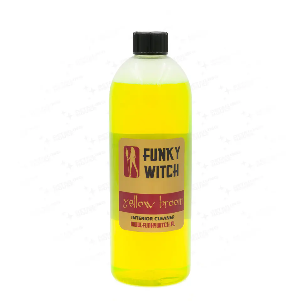 ⁨Funky Witch Yellow Broom Interior Cleaner 1L - preparat do czyszczenia wnętrza samochodu⁩ w sklepie Wasserman.eu