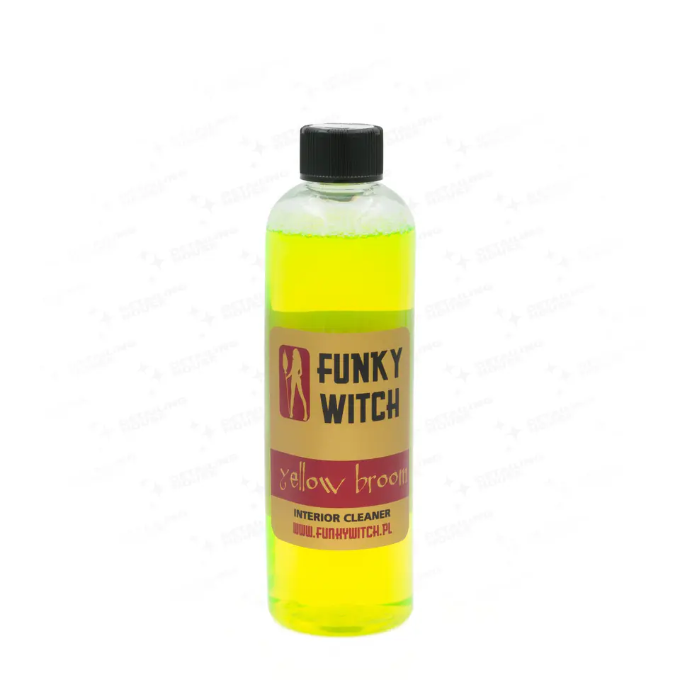 ⁨Funky Witch Yellow Broom Interior Cleaner 500ml - preparat do czyszczenia wnętrza samochodu⁩ w sklepie Wasserman.eu