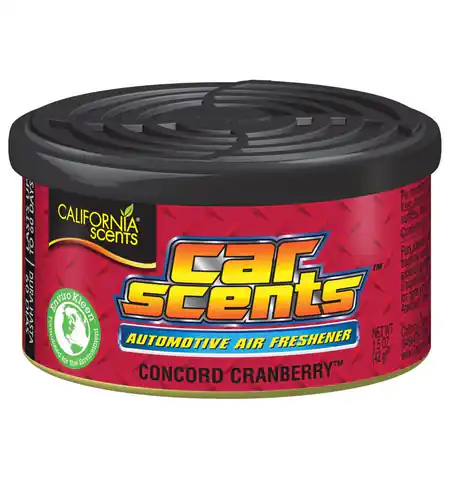 ⁨California Scents Concord Cranberry - puszka zapachowa do auta żurawina 42g⁩ w sklepie Wasserman.eu