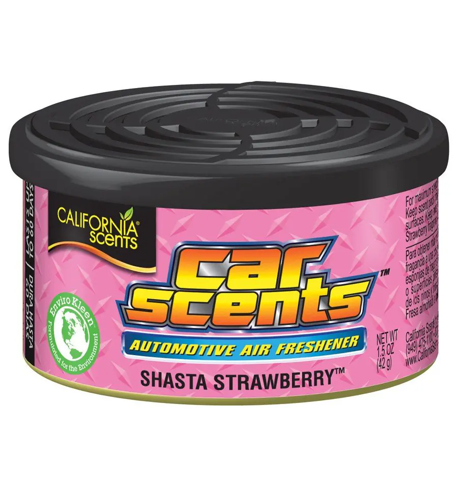 ⁨California Scents Shasta Strawberry - puszka zapachowa do auta truskawka 42g⁩ w sklepie Wasserman.eu