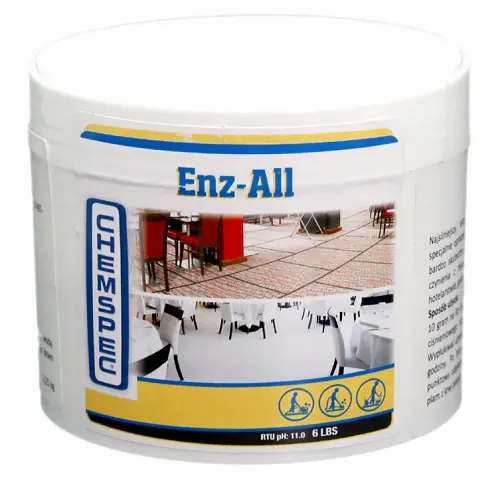 ⁨Chemspec Enz-All - enzymatyczny pre spray do prania tapicerki materiałowej 250g⁩ w sklepie Wasserman.eu