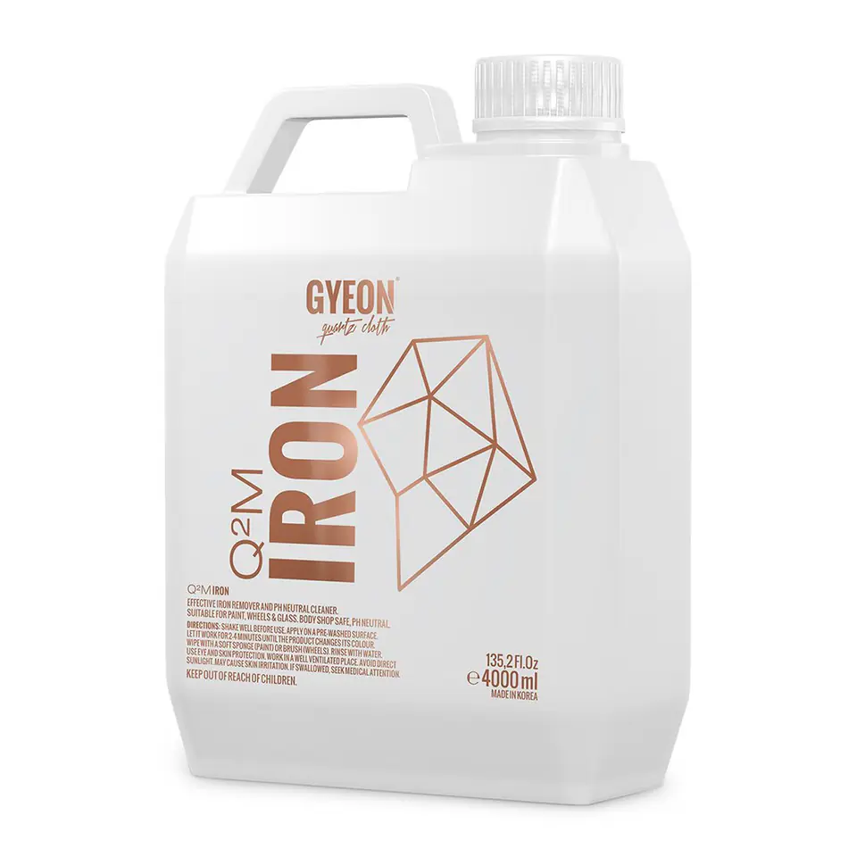 ⁨Gyeon Q2M Iron 4L - usuwa zanieczyszczenia metaliczne, deironizer⁩ w sklepie Wasserman.eu