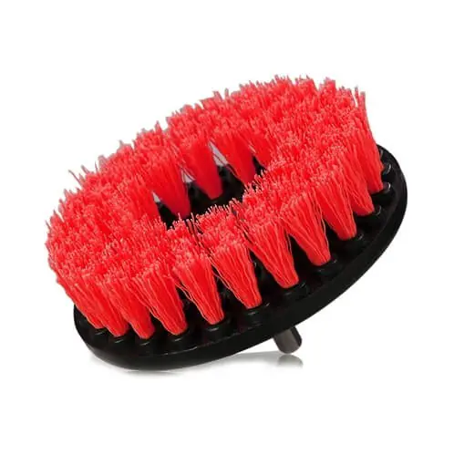 ⁨Chemical Guys Carpet Brush Heavy Duty Red - szczotka do prania tapicerki i dywaników⁩ w sklepie Wasserman.eu