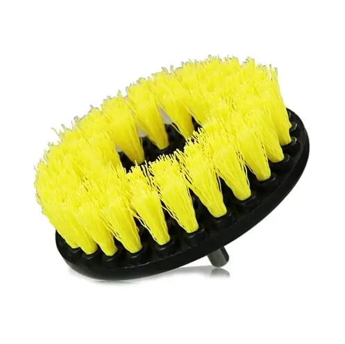 ⁨Chemical Guys Carpet Brush Medium Yellow - szczotka do prania tapicerki i dywaników⁩ w sklepie Wasserman.eu