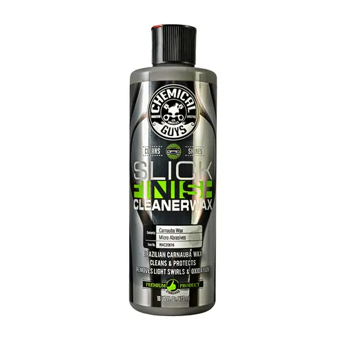 ⁨Chemical Guys Slick Finish Cleaner Wax 473ml - naturalny wosk w połączeniu z cleanerem⁩ w sklepie Wasserman.eu