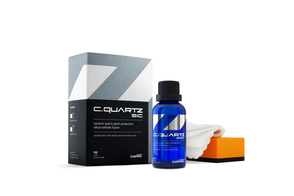 ⁨CarPro C.Quartz SiC Kit 50ml - powłoka ceramiczna⁩ w sklepie Wasserman.eu