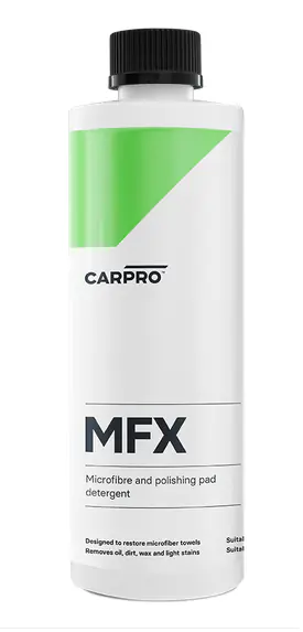 ⁨CarPro MFX MF Detergent - płyn do prania ściereczek z mikrofibry, przywraca chłonność 500ml⁩ w sklepie Wasserman.eu