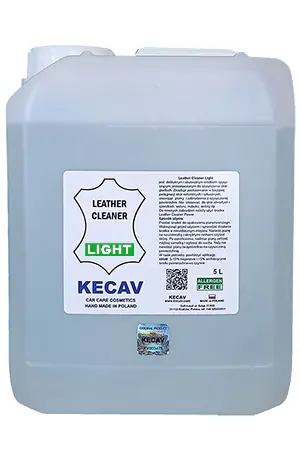 ⁨Kecav Leather Cleaner Light 5L - preparat do czyszczenia mocno zabrudzonych skór⁩ w sklepie Wasserman.eu