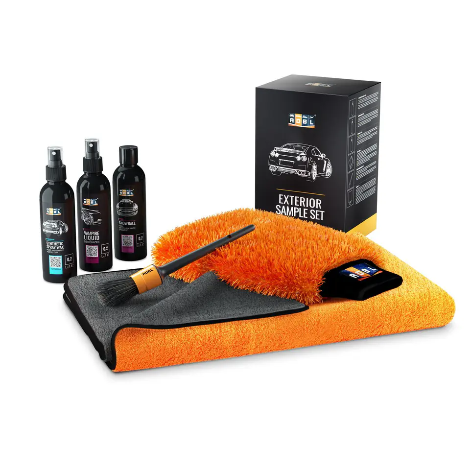 ADBL Exterior Sample Set 3x 200ml - zestaw produktów do odświeżania karoserii w sklepie Wasserman.eu