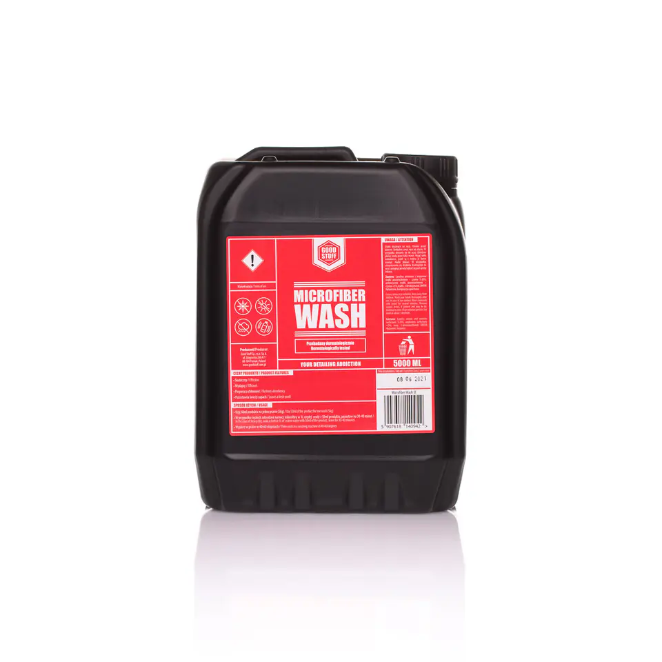 ⁨Good Stuff Microfiber Wash 5L - płyn do prania mikrofibr⁩ w sklepie Wasserman.eu