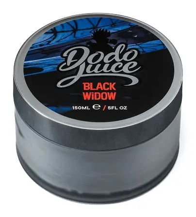 ⁨Dodo Juice Black Widow 150ml - wosk hybrydowy przeznaczony do czarnych, ciemnych lakierów⁩ w sklepie Wasserman.eu