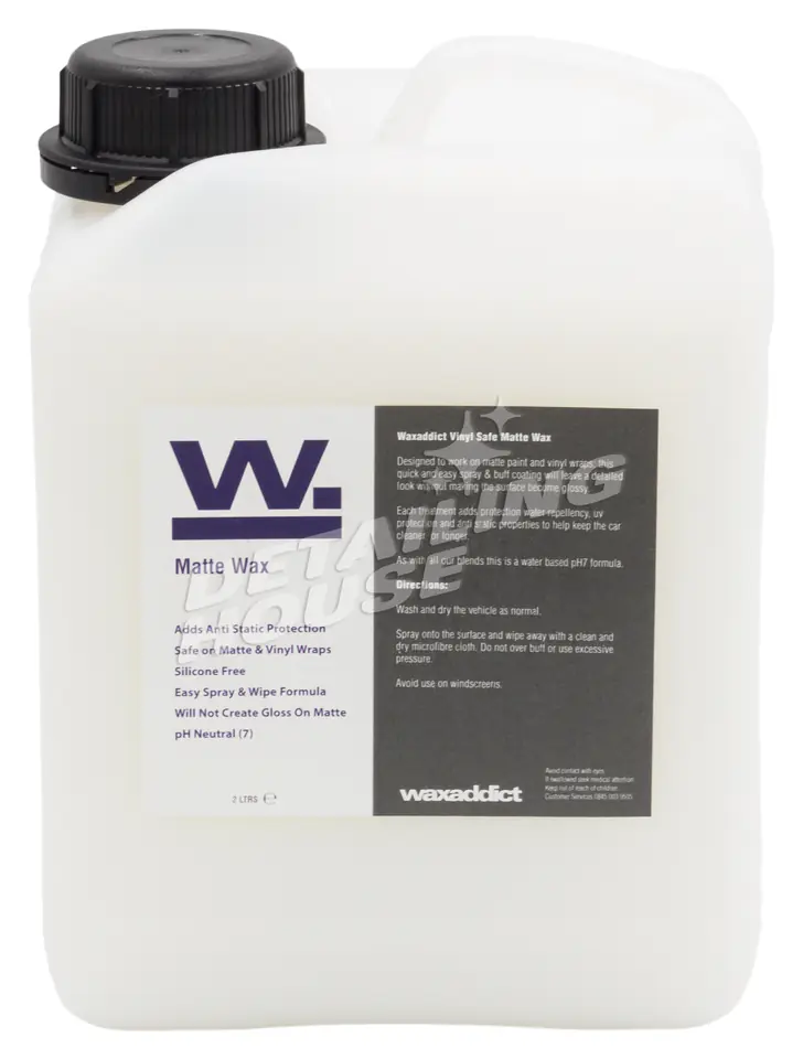Waxaddict Matte Wax 2L - spray do matowego lakieru i matowej skóry w sklepie Wasserman.eu