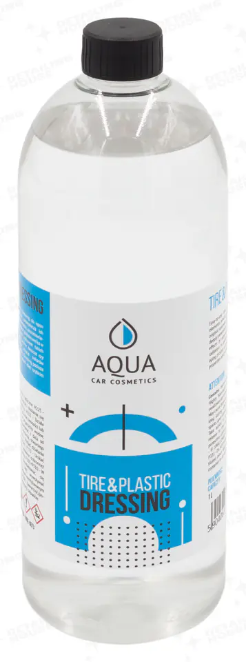 ⁨AQUA Tire and Plastic Dressing 1L - do opon i elementów plastikowych⁩ w sklepie Wasserman.eu