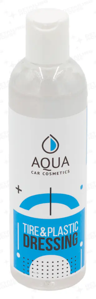 ⁨AQUA Tire and Plastic Dressing 250ml - do opon i elementów plastikowych⁩ w sklepie Wasserman.eu