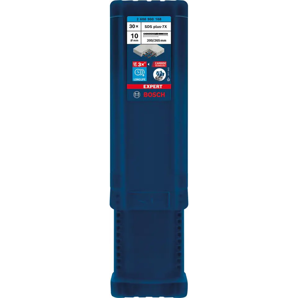 ⁨Wiertło udarowe SDSplus7x 10x200x265mm 30St EXPERT Bosch⁩ w sklepie Wasserman.eu