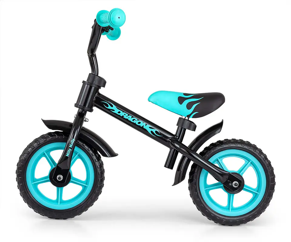 ⁨Balance bike Dragon black black Milly Mally⁩ at Wasserman.eu