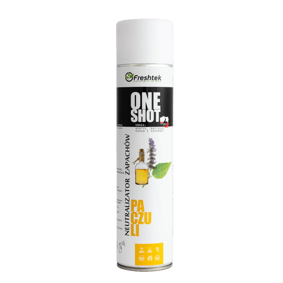 ⁨Freshtek One Shot Paczuli 600ml - neutralizator zapachów⁩ w sklepie Wasserman.eu