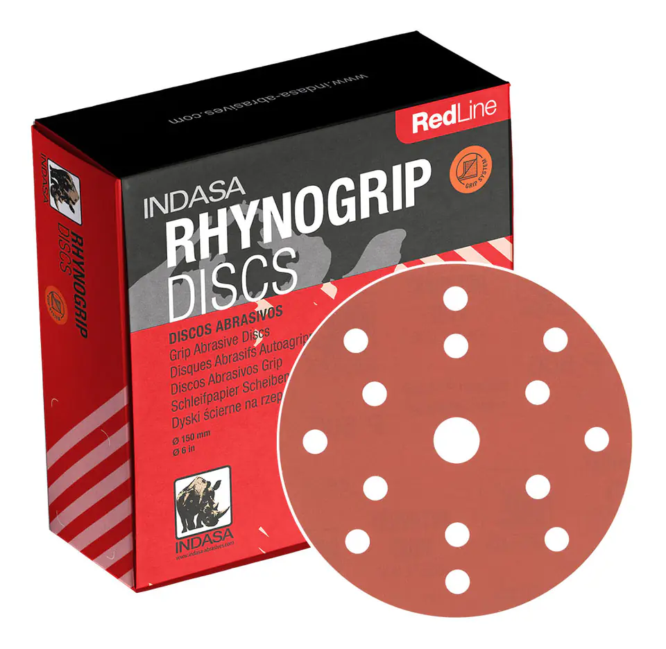 ⁨INDASA dysk rzep RLR D 150mm 15H P-1200⁩ w sklepie Wasserman.eu
