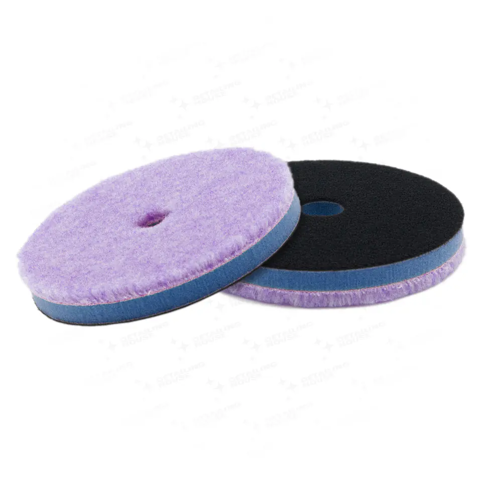 ⁨Lake Country Purple Wool with Blue Foam 5,5x1/4 - futro polerskie⁩ w sklepie Wasserman.eu